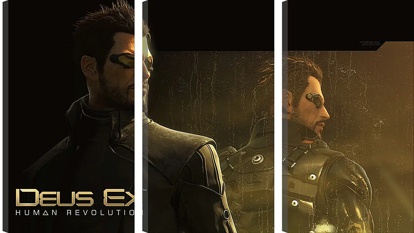 Модульная картина - deus ex human revolution, adam jensen, character
