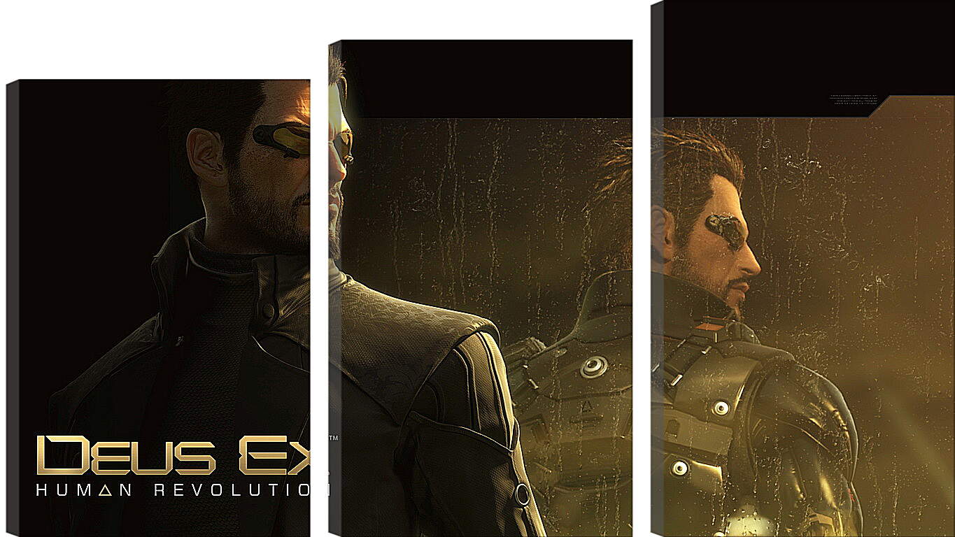 Модульная картина - deus ex human revolution, adam jensen, character
