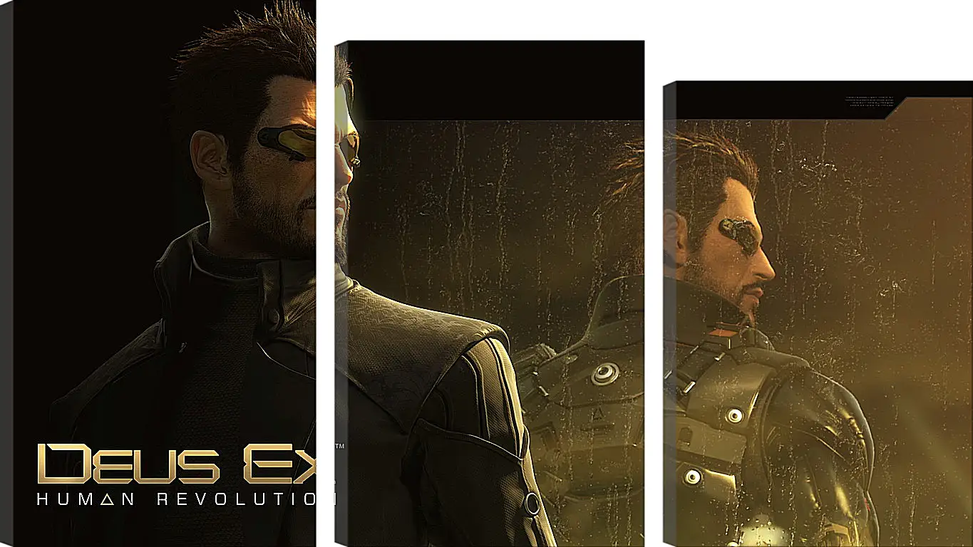 Модульная картина - deus ex human revolution, adam jensen, character
