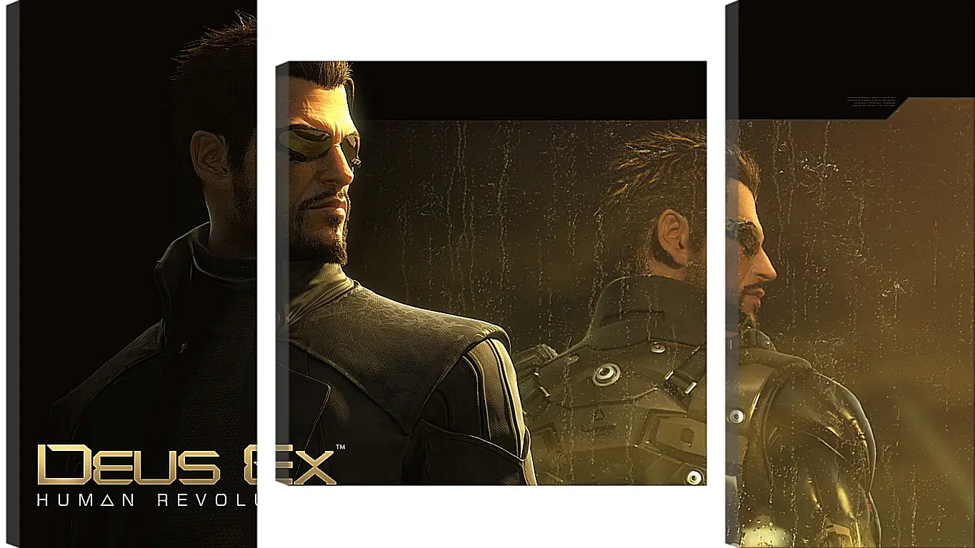 Модульная картина - deus ex human revolution, adam jensen, character
