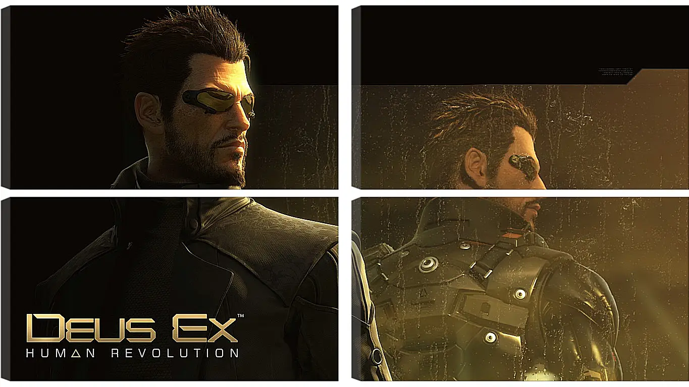 Модульная картина - deus ex human revolution, adam jensen, character
