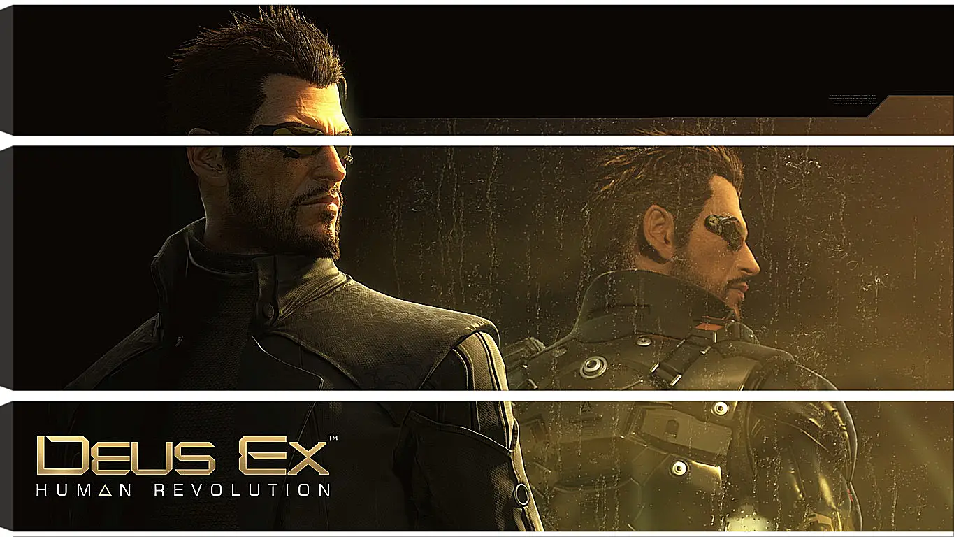 Модульная картина - deus ex human revolution, adam jensen, character
