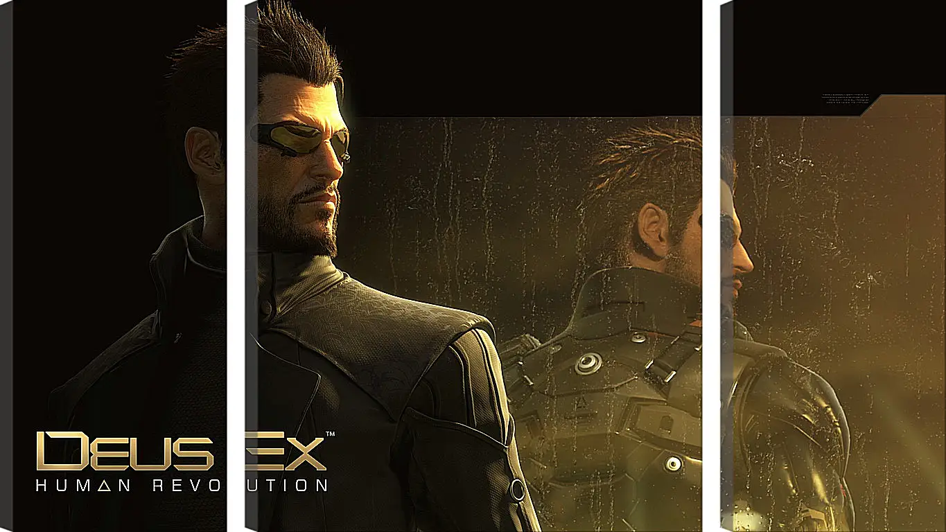 Модульная картина - deus ex human revolution, adam jensen, character
