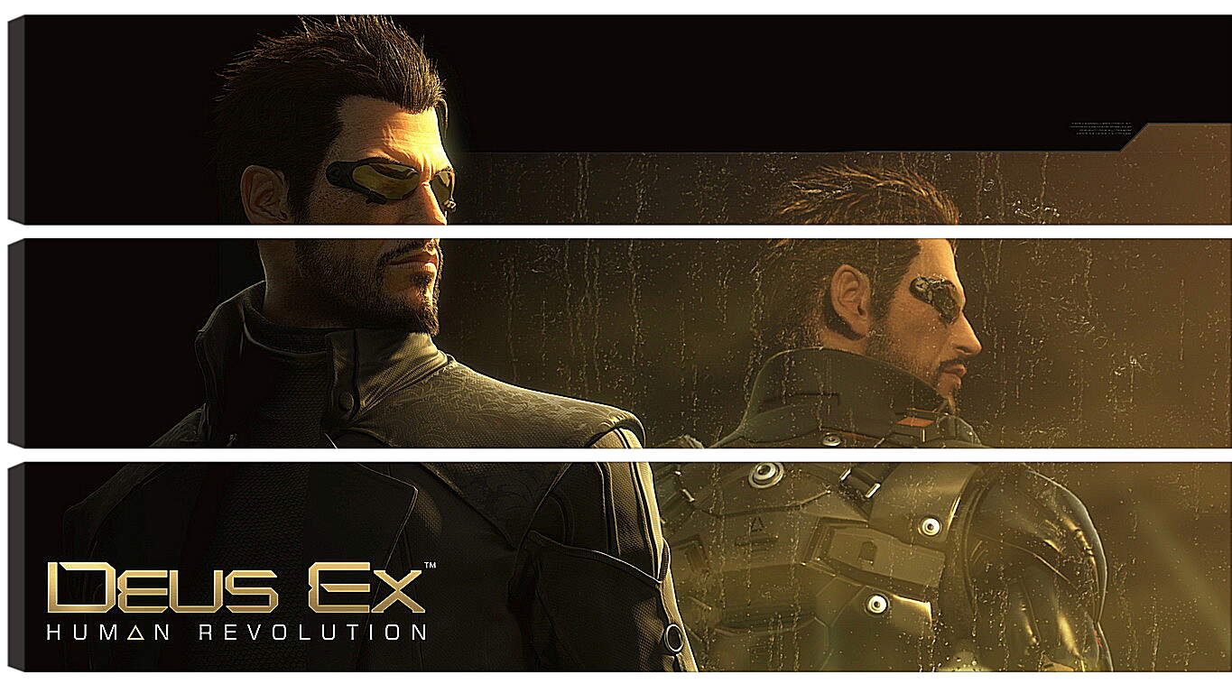 Модульная картина - deus ex human revolution, adam jensen, character
