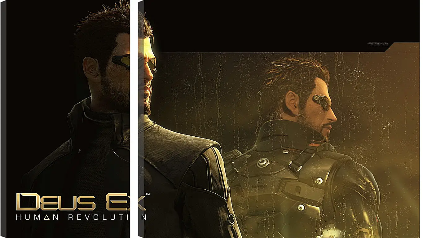 Модульная картина - deus ex human revolution, adam jensen, character
