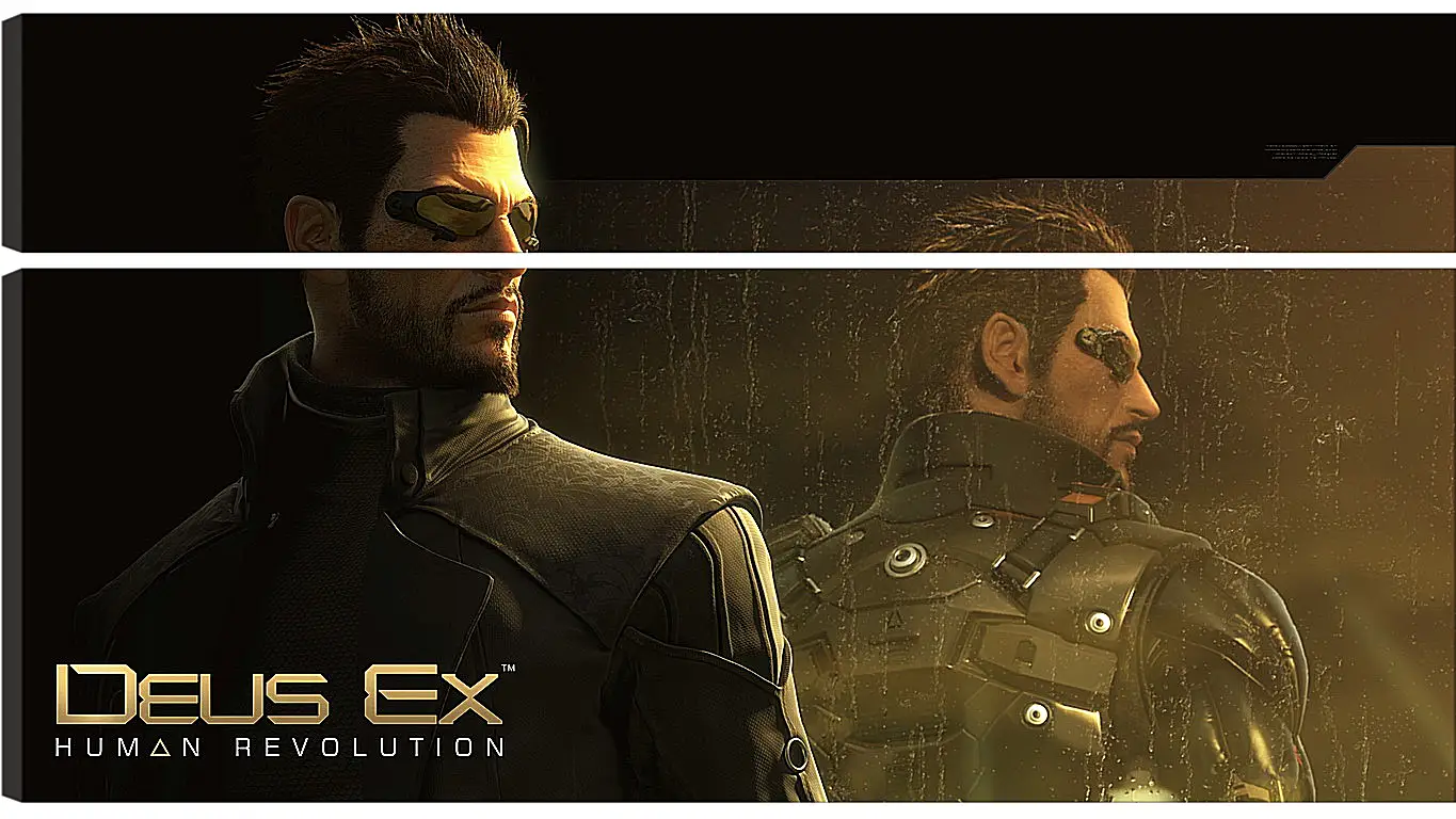 Модульная картина - deus ex human revolution, adam jensen, character
