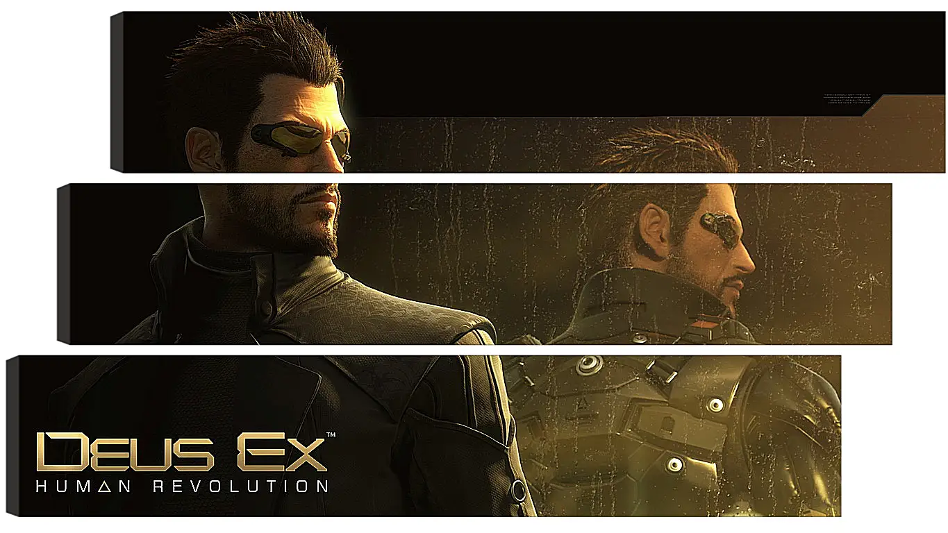 Модульная картина - deus ex human revolution, adam jensen, character
