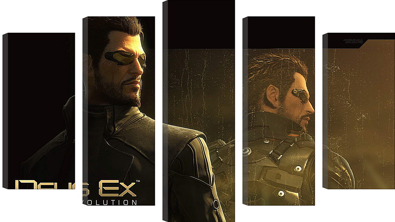 Модульная картина - deus ex human revolution, adam jensen, character
