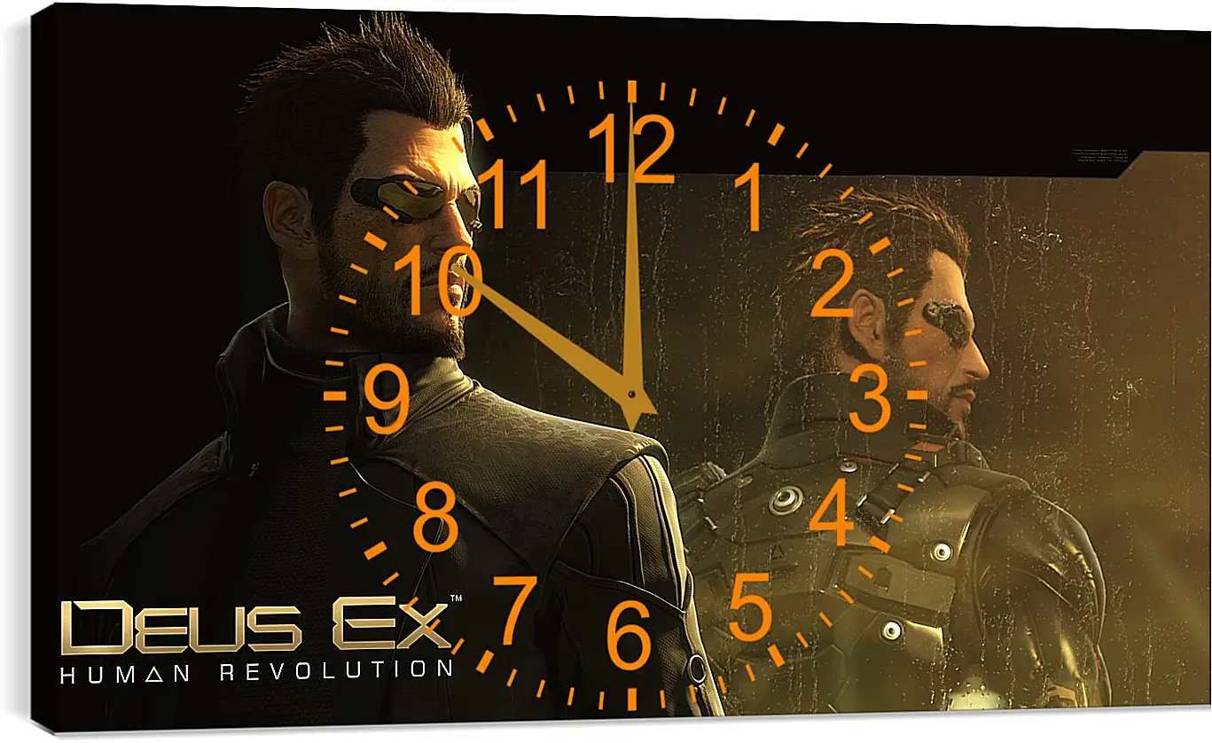 Часы картина - deus ex human revolution, adam jensen, character
