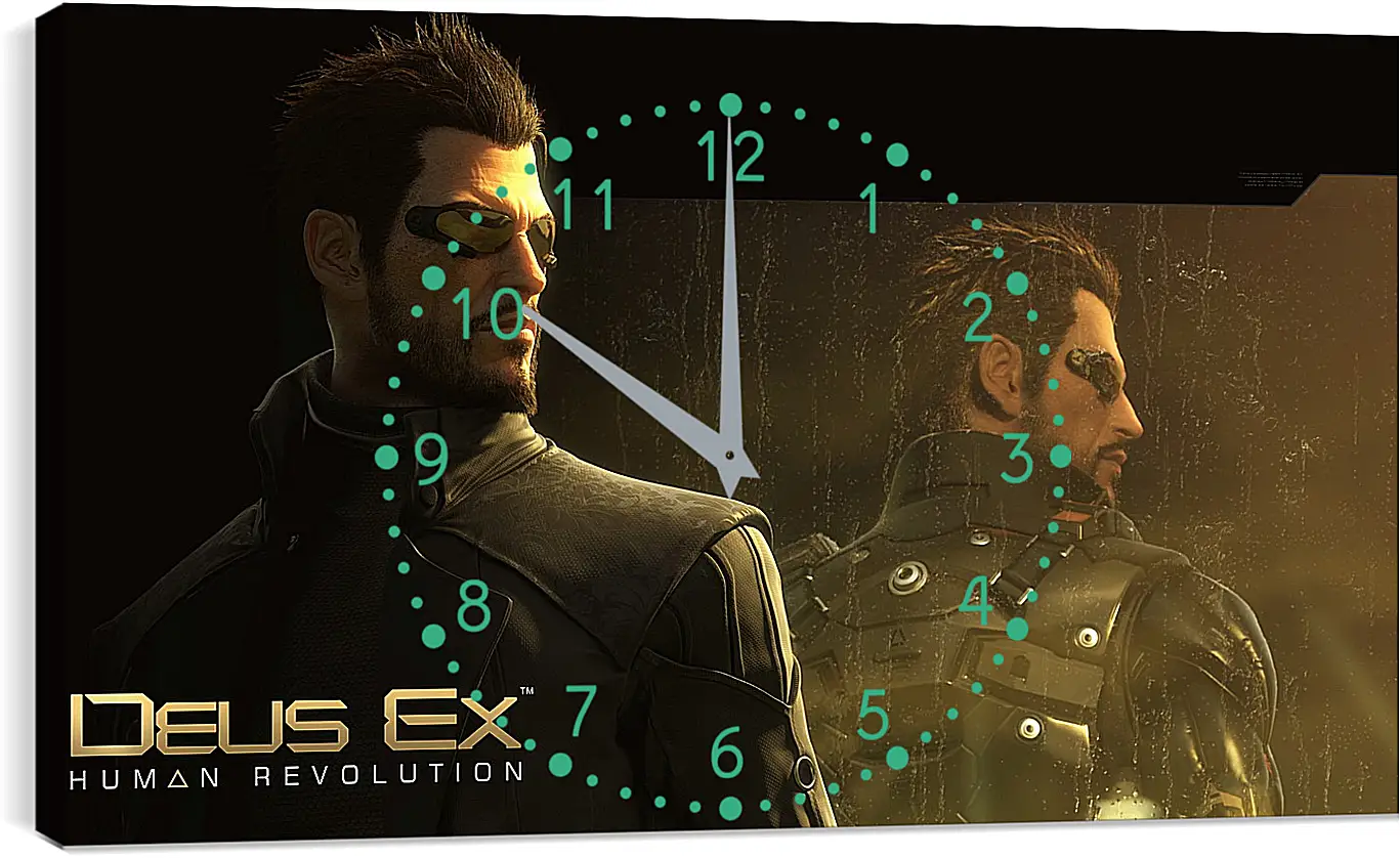 Часы картина - deus ex human revolution, adam jensen, character
