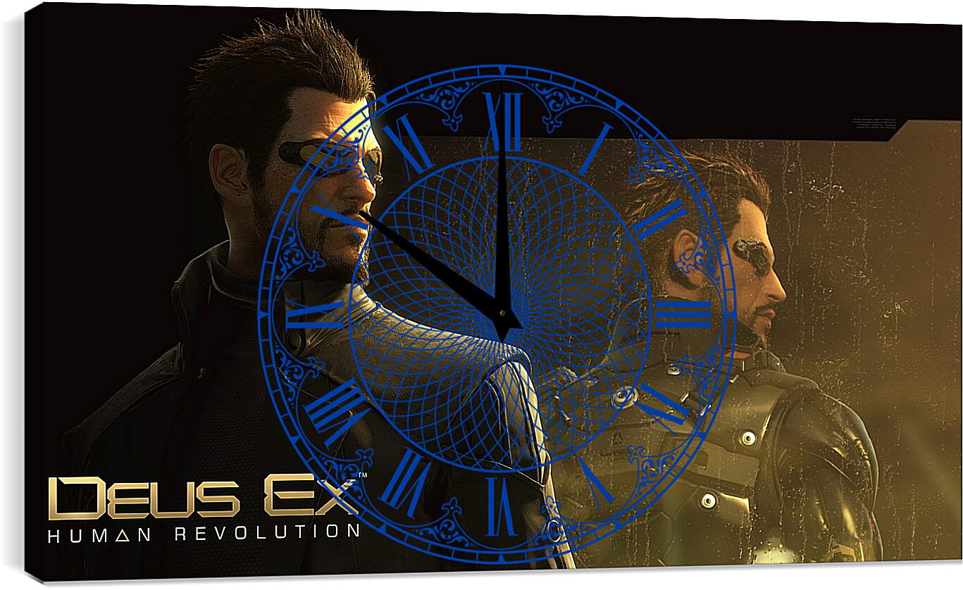 Часы картина - deus ex human revolution, adam jensen, character
