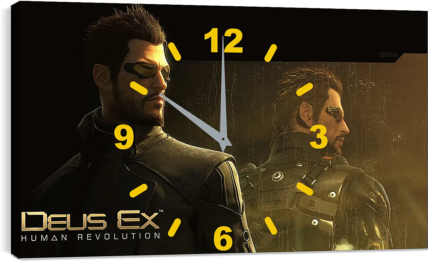 Часы картина - deus ex human revolution, adam jensen, character
