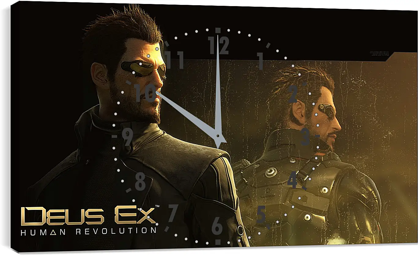 Часы картина - deus ex human revolution, adam jensen, character
