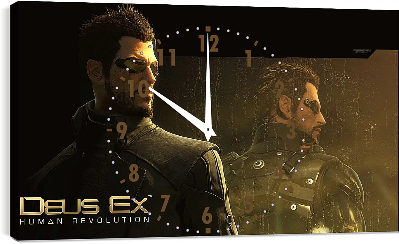 Часы картина - deus ex human revolution, adam jensen, character
