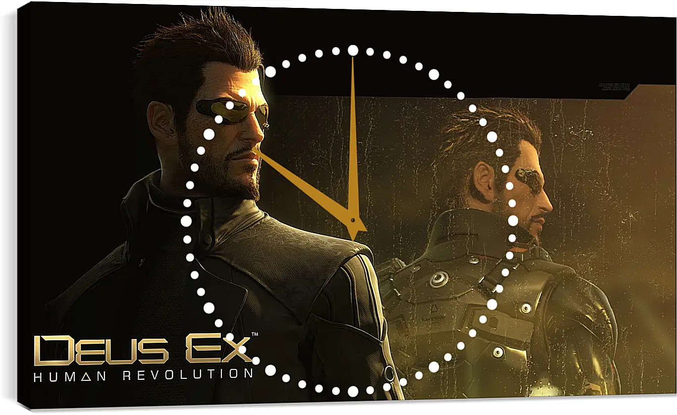 Часы картина - deus ex human revolution, adam jensen, character
