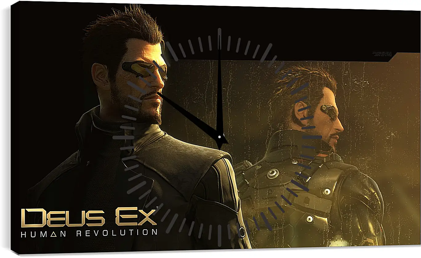 Часы картина - deus ex human revolution, adam jensen, character
