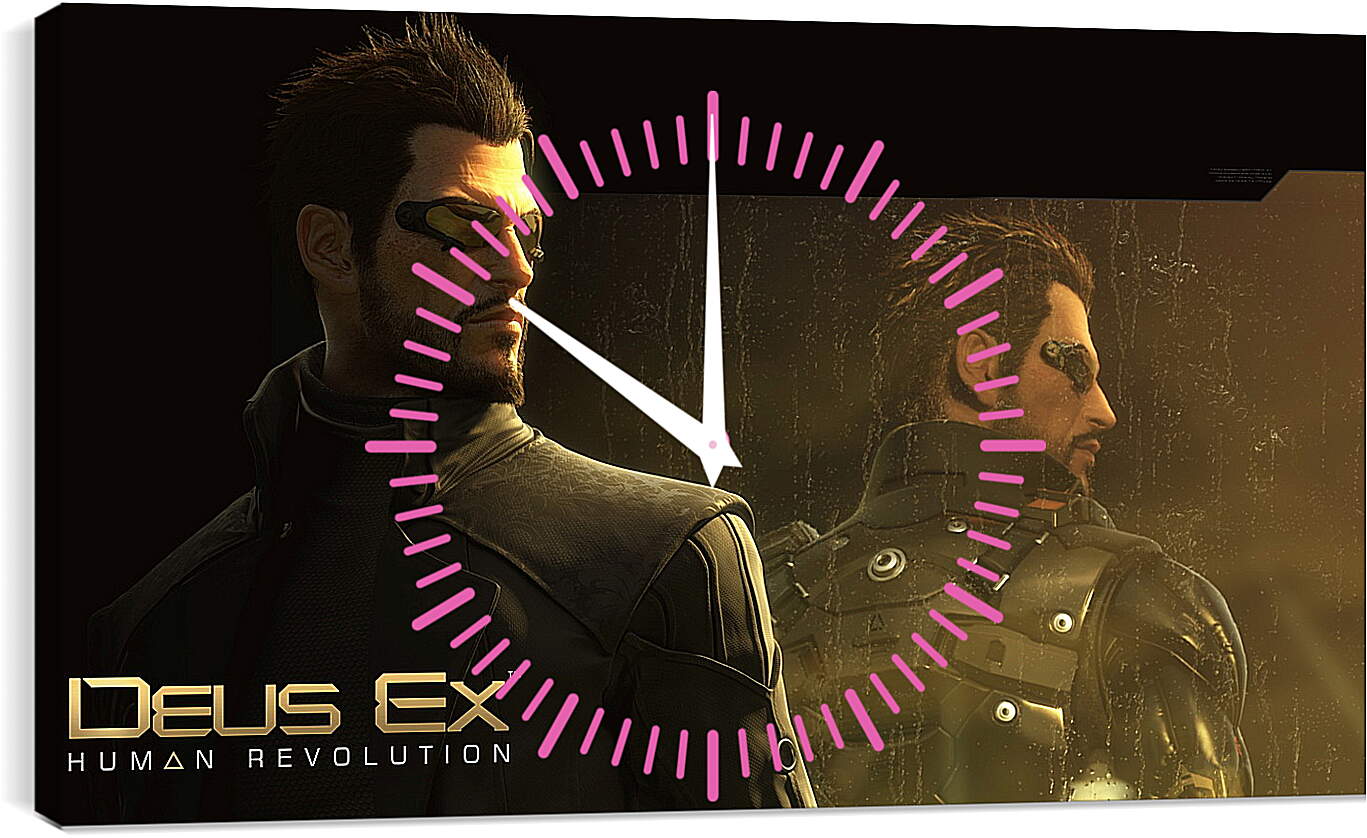 Часы картина - deus ex human revolution, adam jensen, character
