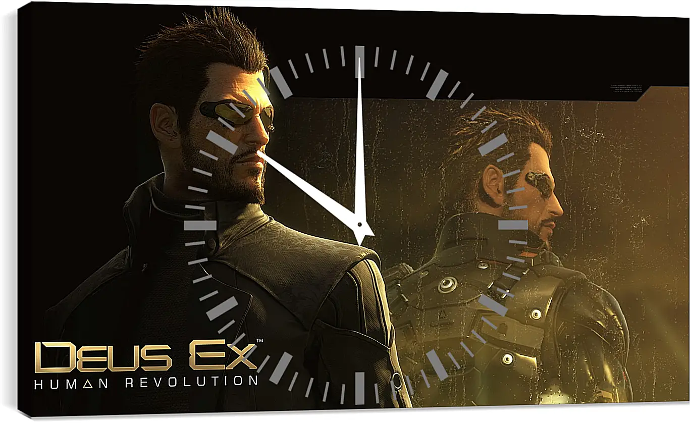 Часы картина - deus ex human revolution, adam jensen, character
