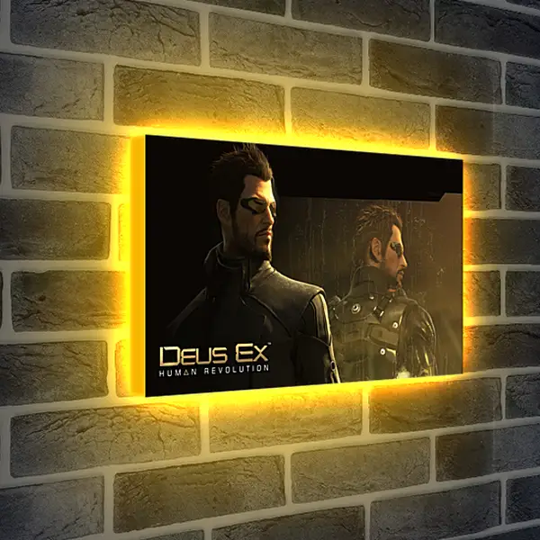 Лайтбокс световая панель - deus ex human revolution, adam jensen, character
