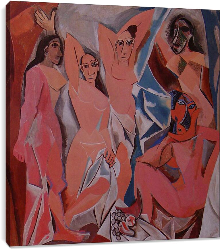 Постер и плакат - Авиньонские девицы. Пабло Пикассо
