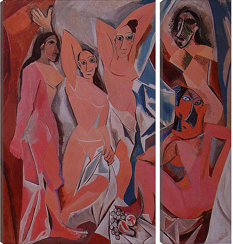 Модульная картина - Авиньонские девицы. Пабло Пикассо
