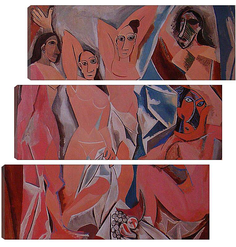 Модульная картина - Авиньонские девицы. Пабло Пикассо
