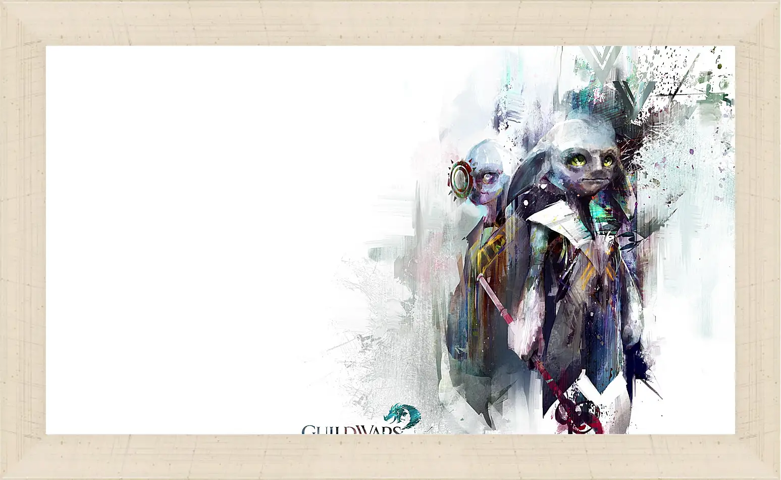 Картина в раме - guild wars 2, ears, eyes
