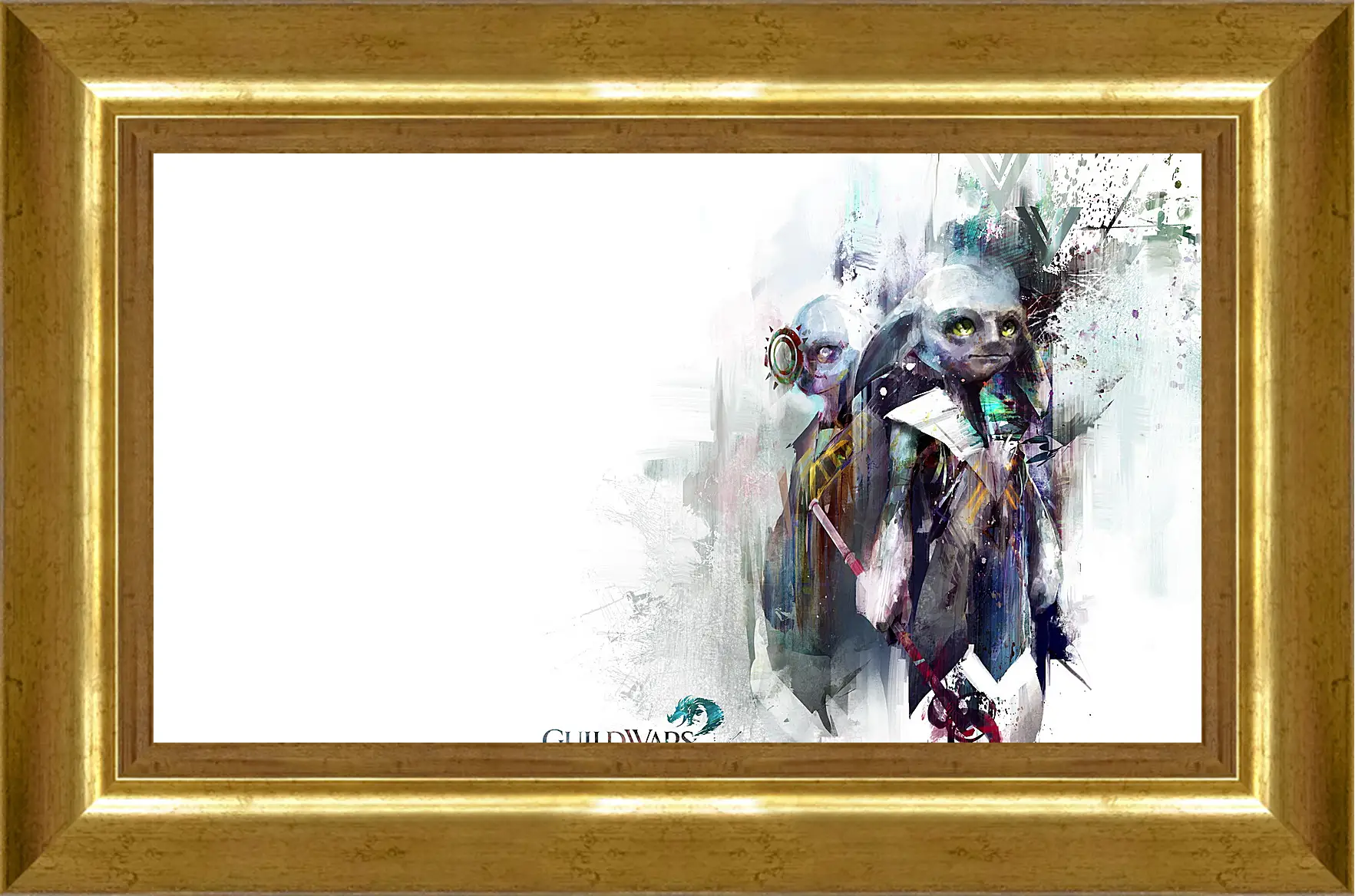 Картина в раме - guild wars 2, ears, eyes
