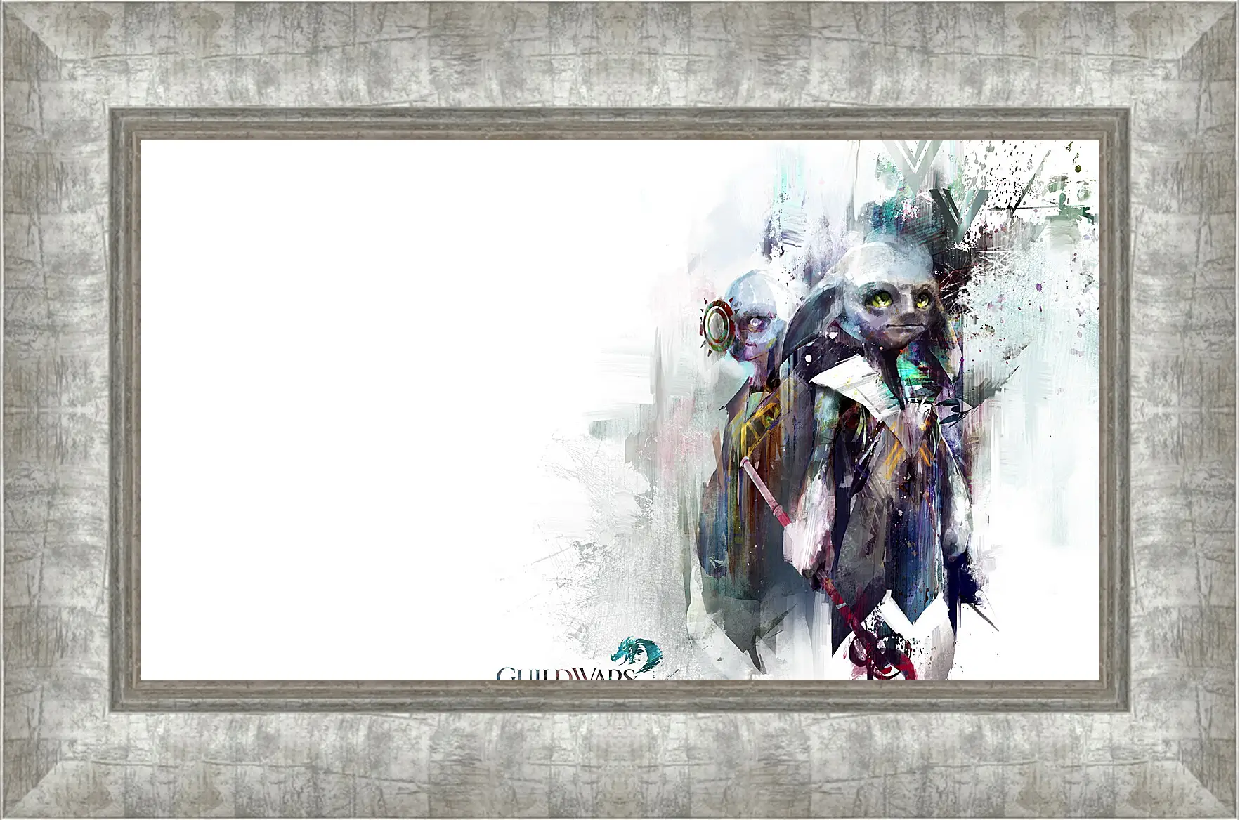 Картина в раме - guild wars 2, ears, eyes
