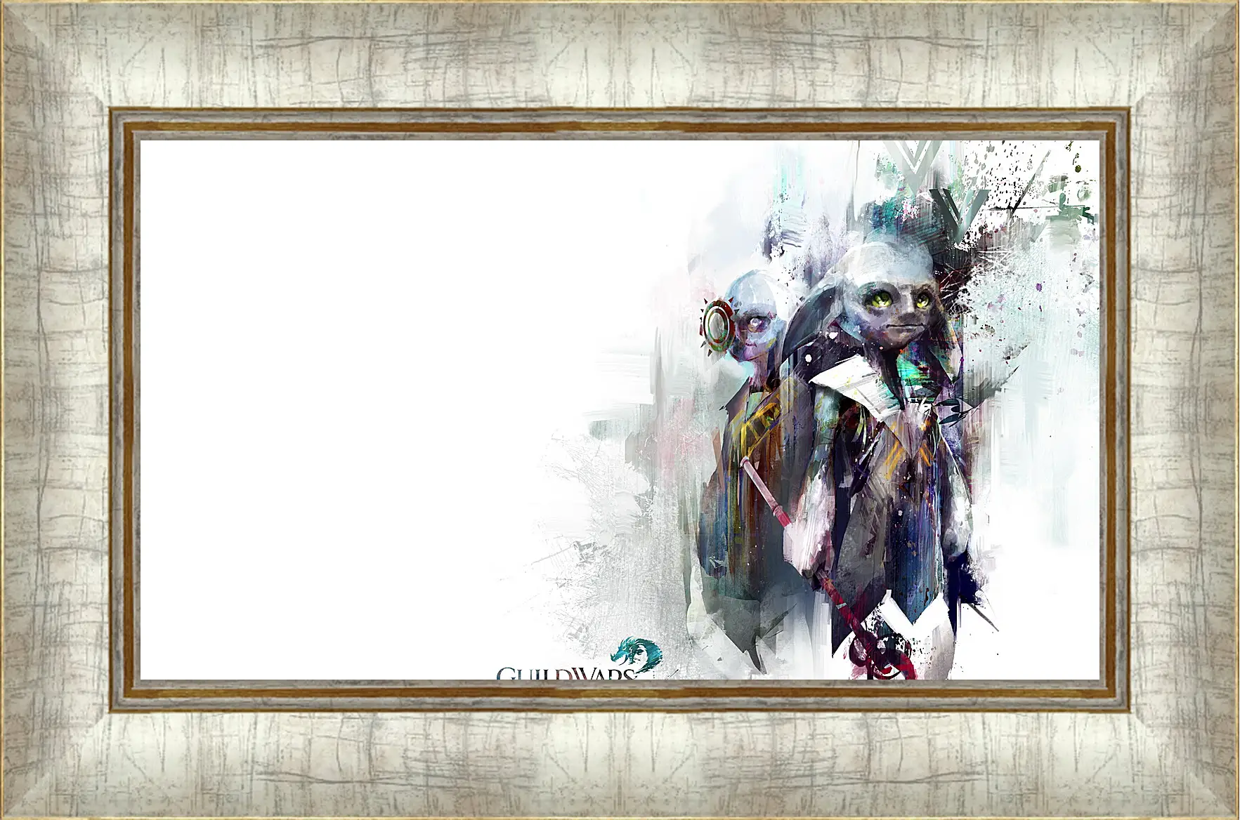 Картина в раме - guild wars 2, ears, eyes
