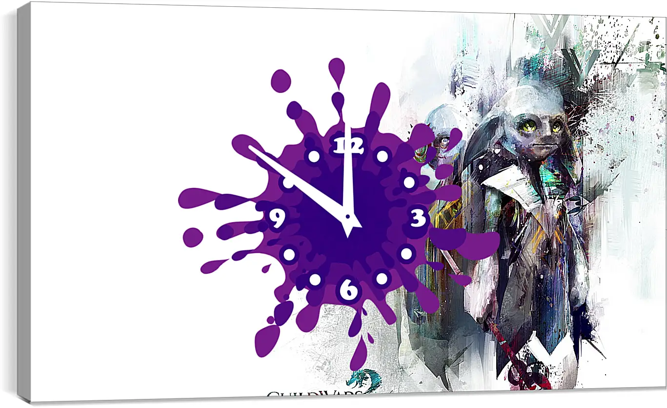 Часы картина - guild wars 2, ears, eyes
