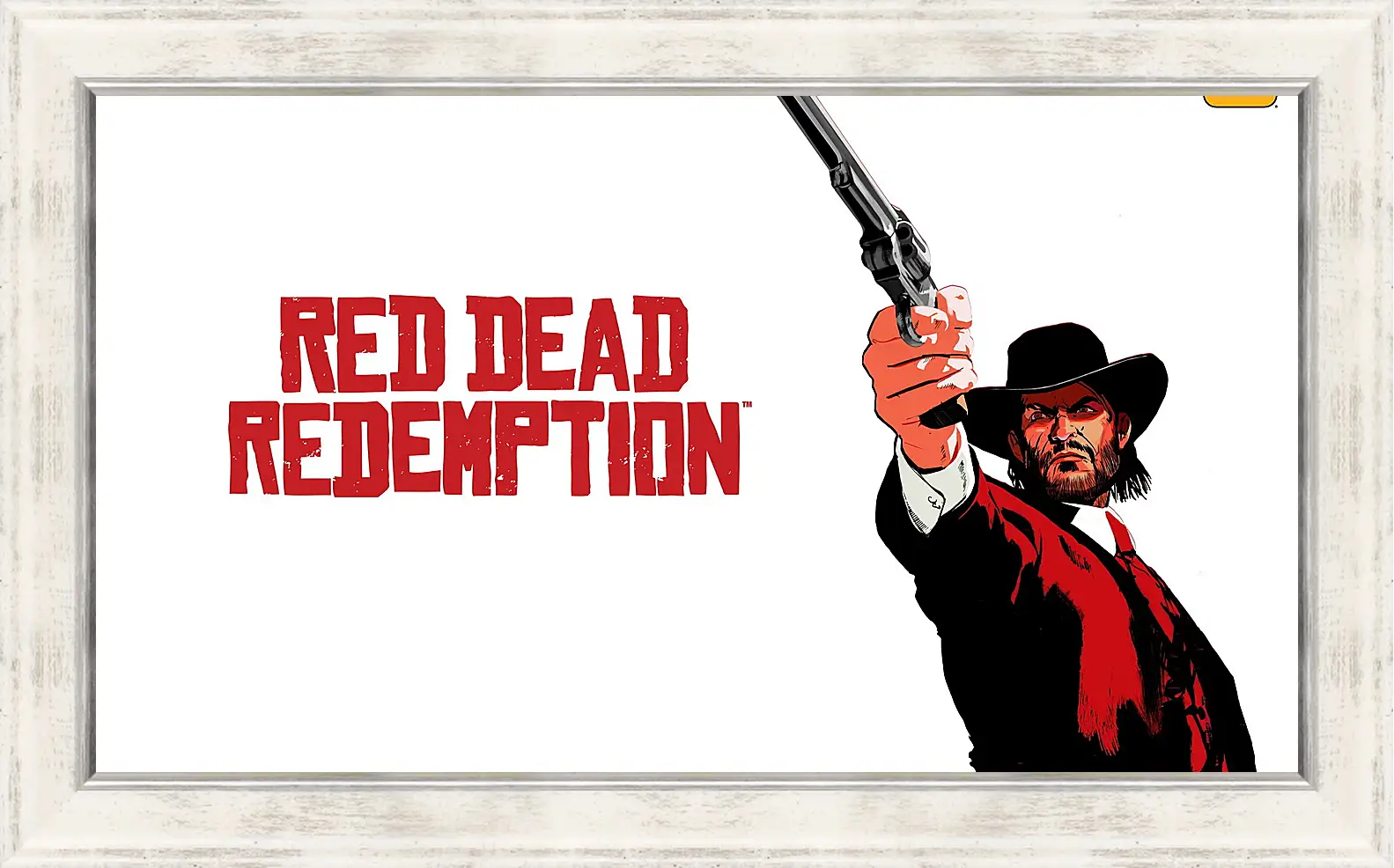 Картина в раме - red dead redemption, john marston, revolver
