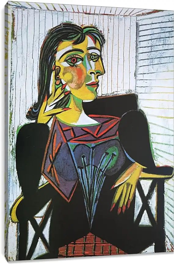 Постер и плакат - Portrait of Dora Maar. Пабло Пикассо
