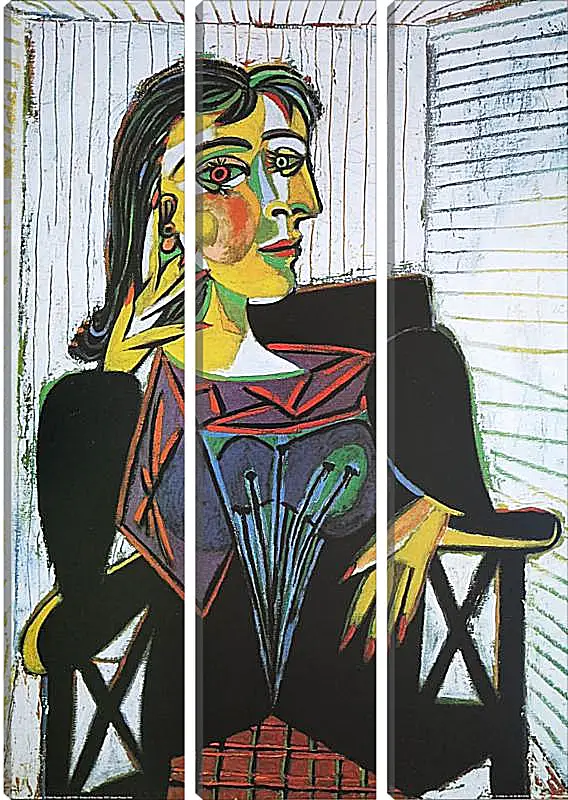 Модульная картина - Portrait of Dora Maar. Пабло Пикассо