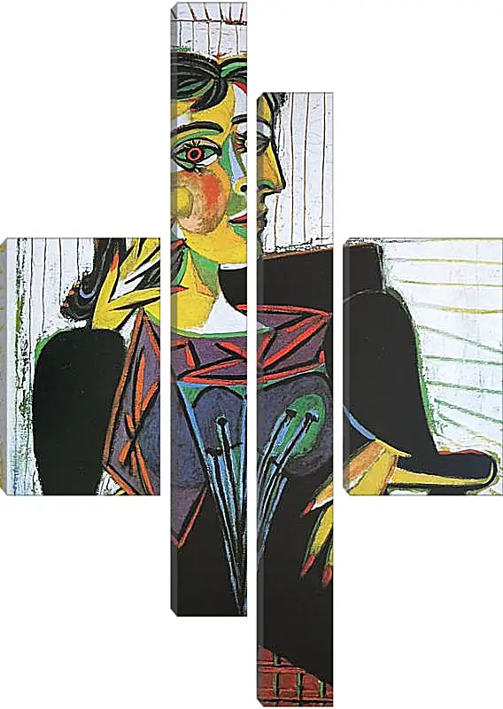 Модульная картина - Portrait of Dora Maar. Пабло Пикассо