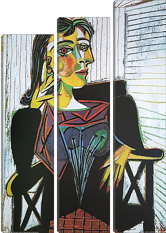 Модульная картина - Portrait of Dora Maar. Пабло Пикассо
