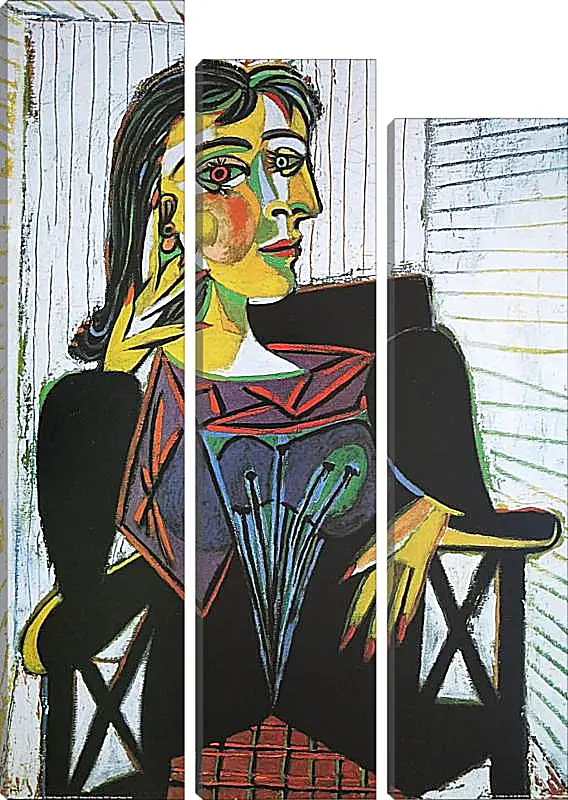 Модульная картина - Portrait of Dora Maar. Пабло Пикассо
