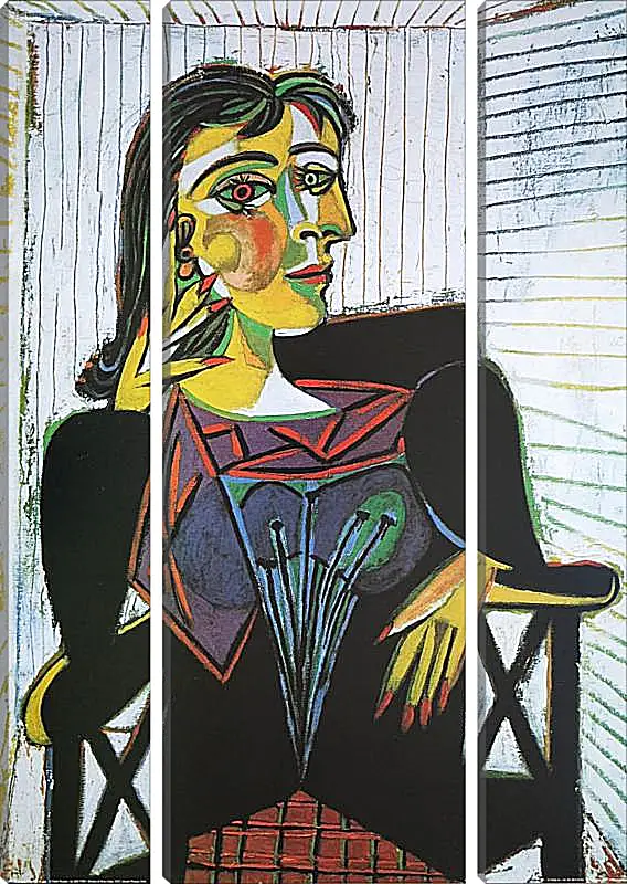 Модульная картина - Portrait of Dora Maar. Пабло Пикассо
