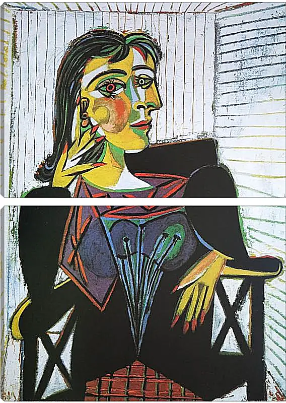 Модульная картина - Portrait of Dora Maar. Пабло Пикассо
