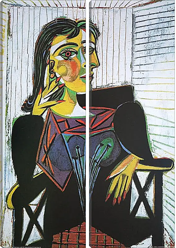 Модульная картина - Portrait of Dora Maar. Пабло Пикассо
