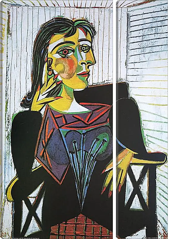 Модульная картина - Portrait of Dora Maar. Пабло Пикассо