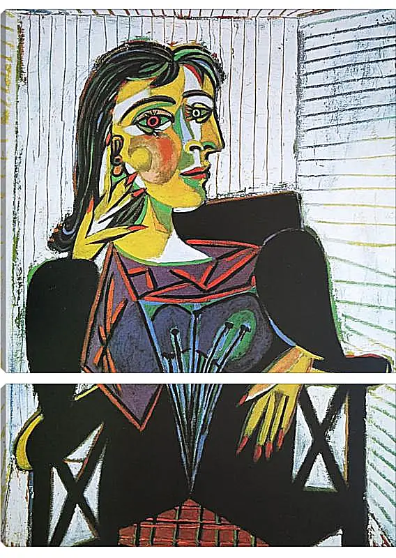 Модульная картина - Portrait of Dora Maar. Пабло Пикассо
