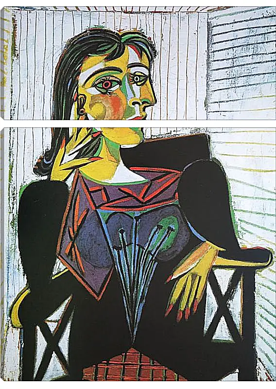 Модульная картина - Portrait of Dora Maar. Пабло Пикассо