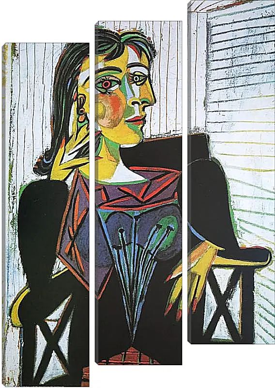 Модульная картина - Portrait of Dora Maar. Пабло Пикассо
