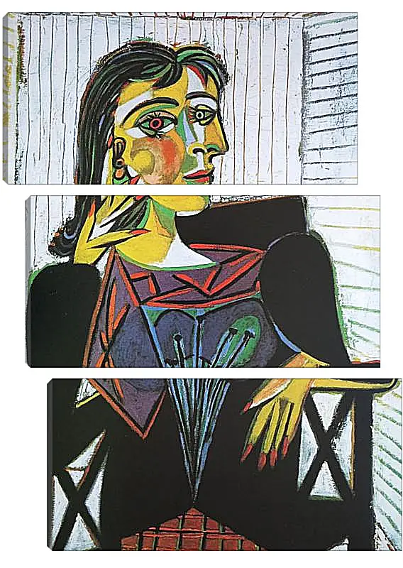 Модульная картина - Portrait of Dora Maar. Пабло Пикассо