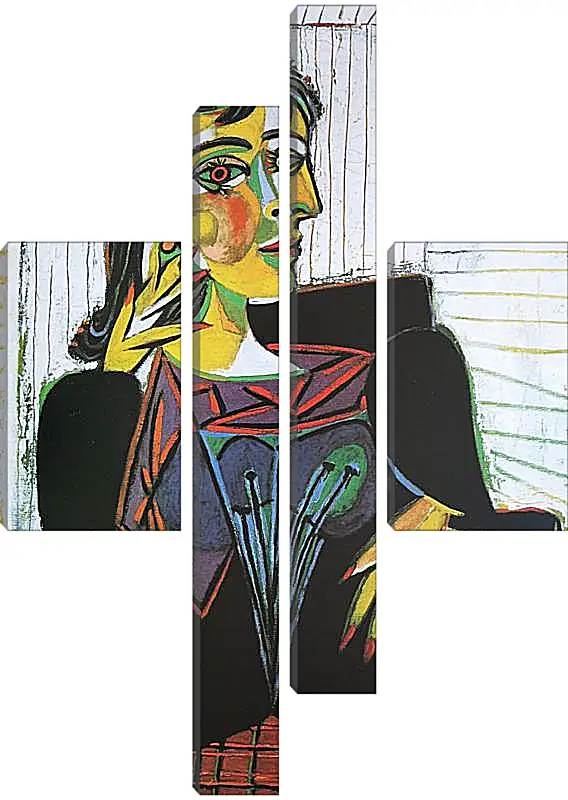 Модульная картина - Portrait of Dora Maar. Пабло Пикассо