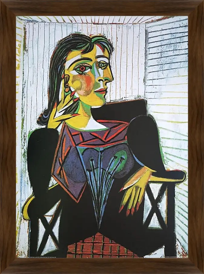 Картина в раме - Portrait of Dora Maar. Пабло Пикассо