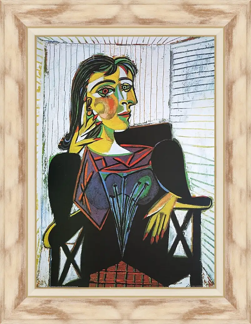 Картина в раме - Portrait of Dora Maar. Пабло Пикассо
