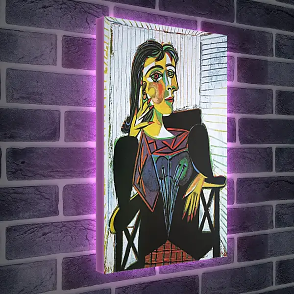 Лайтбокс световая панель - Portrait of Dora Maar. Пабло Пикассо