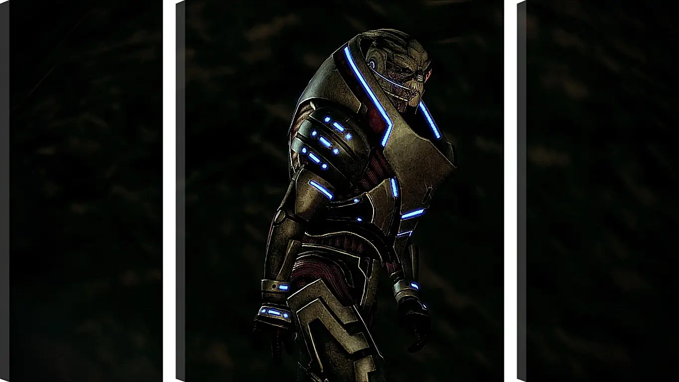 Модульная картина - mass effect, garrus vakarian, ammunition
